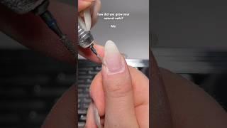 ASMR NATURAL NAIL TUTORIAL ️ #asmr #shorts #nails