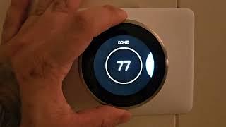 Nest Thermostat quick fix for no cold air! Try this before you call your HVAC company.