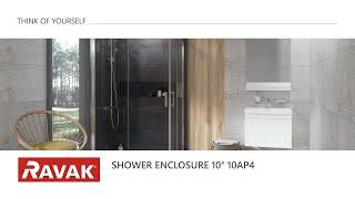 RAVAK installation instructions - 10° 10AP4 shower enclosure