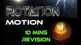 Rotation Motion formulas one shot revision ! Class 11 Physics