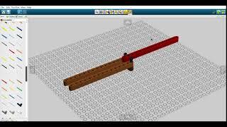 Untitled1    LEGO Digital Designer tutorial motylkowego noża