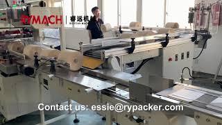 #Shrink Wrap Machine Saudi Arabia Project Maxi Roll Shrink Packing Machine with Paper Labeling Line