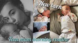 Teen mum morning routine with a newborn | Becky Louise