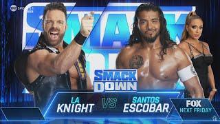 LA Knight vs Santos Escobar (1/2): SmackDown, Jul. 26, 2024