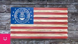How to build an American Flag Coin Display | Challenge Coin Holder