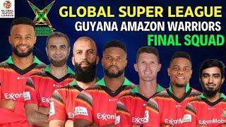 Global Super League 2024 | Guyana Amazon Warriors Squad | GSL 2024 Guyana Amazon Warrior Full Squad