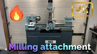 Emco Maximat V10-P + Milling Attachment Metal working Lathe