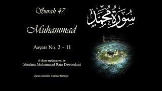 Surah e Muhammad Ayaat 2-11 | Maulana M. Raza Dawoodani