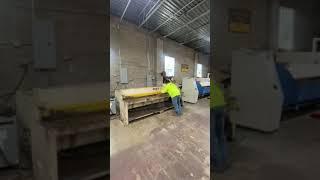 Used Roper Whitney Mechanical Shear Model 10M14G  10' 14ga For Sale Item 1816RWS