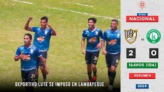 DEPORTIVO LUTE vs DEPORTIVO UCRANIA (2-0) | RESUMEN - 16AVOS DE FINAL Etapa Nacional |Copa Perú 2024