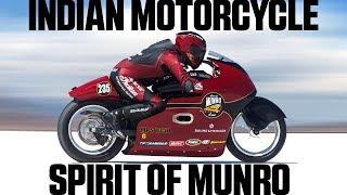 Indian Motorcycle Spirit Of Munro Chases 200 mph at Bonneville