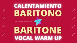 BARITONE Voice Warm up with 6 vocalization exercises