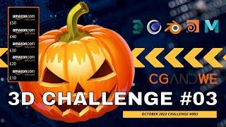 NEW Monthly 3D Challenge | October 2022 | CASH PRIZES!