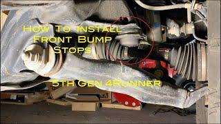 How to Install Front Bump Stops in 5th Gen 4Runner