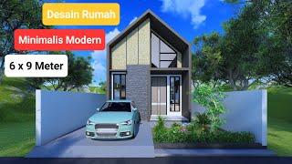 Desain Rumah Minimalis Modern 6x9 Meter