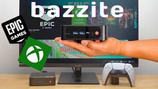 Mini PC Gaming With Bazzite OS, Epic Launcher, and Xbox Cloud Gaming