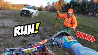 Stupid, Angry People Vs Dirt Bikers 2025 - Angry Man Chases Motorcycle!