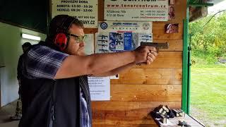 Glock 19X Coyote 9mm Pistol Shooting