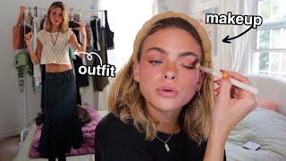 GET READY WITH ME *chit chat* hair, makeup, outfit | Summer Mckeen