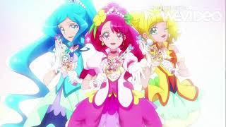 Healin Good Precure Transformation and Attacks...