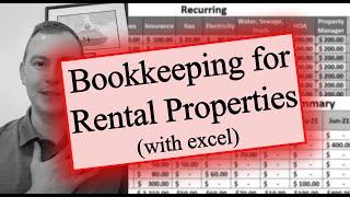 Rental Property Bookkeeping | Excel Template