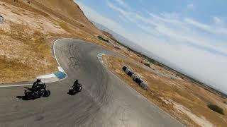 DJI fpv on motorcycle race track