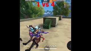 1 VS 4 Free Fire  # Video ## Prakash Gamer