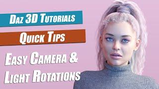 Daz 3D Tutorial : Easy Camera and Light Rotations