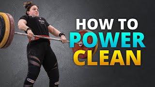 How To Power Clean For Beginners | Tutorial