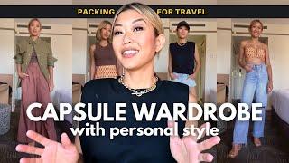 Capsule Wardrobe with Personal Style for Travel | Kristine Fernandez