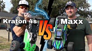 Arrma Kraton 4s VS Traxxas Maxx!