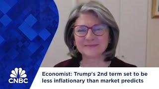 Economist: Trump's 2nd term set to be less inflationary than market predicts