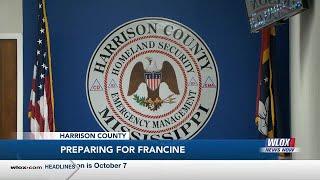 Harrison County first responders hold meeting to discuss plan on Tropical Storm Francine entering...