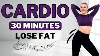 30 Min DANCE CARDIO AEROBICS WORKOUTNo JumpingNo SquatsEasy Exercises To Lose Fat