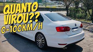 0 A 100 KM/H JETTA TSI 2.0 (200CV) COM DOWNPIPE + ESCAPE DIRETO + FILTRO INBOX!!