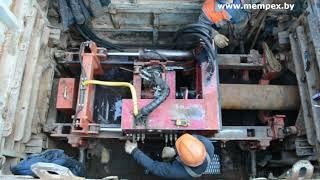 Directional Auger Drilling Machine MNBS-600 by MEMPEX operated in the center of Minsk city