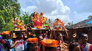 कोकणातील पारंपारिक विसर्जन सोहळा २०२४ || Kokanatil Ganapti Visurjan 2024 || #kokan #visurjan