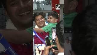 Asian Games 2023: Indian players get rousing welcome at Delhi airport