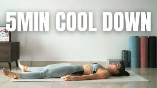 5 MIN Cool Down After Your Workouts | Quick Yoga Stretch Routine