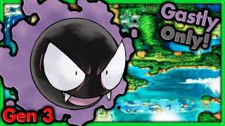 Can I Beat Pokemon Emerald with ONLY Gastly?  Pokemon Challenges ► NO ITEMS IN BATTLE