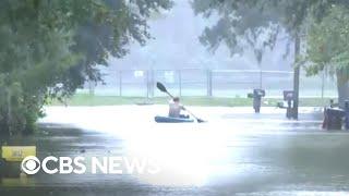 On-the-ground look at Orlando flooding, damage