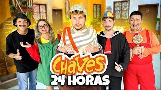 VIRAMOS A TURMA DO CHAVES POR 24 HORAS * Ficou Igualzinho *