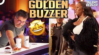 Liv Warfield's 'Stare' Earns a Golden Buzzer from Simon Cowell! | America's Got Talent