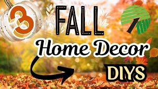 *NEW*  High End FALL Dollar Tree HOME DECOR DIY IDEAS  AUTUMN TREE  PUMPKIN BASKET