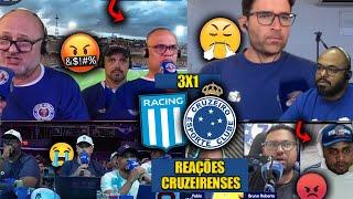 REAÇÕES dos CRUZEIRENSES FURIOSOS com o VICE da SULA - RACING 3X1 CRUZEIRO [REACT SULAMERICANA 2024]