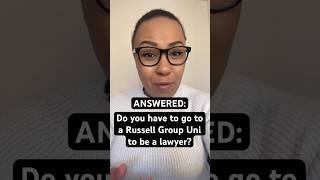 Can You Go Into Law Without A Russell Group Degree?