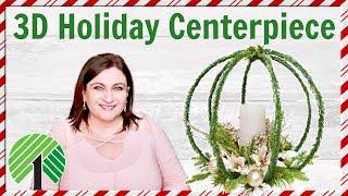 Create an Amazing Dollar Tree 3D Wreath Christmas CENTERPIECE!