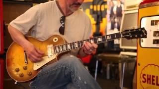 Marc Diglio plays a 1959 Gibson Les Paul Standard at Rumble Seat Music Southwest