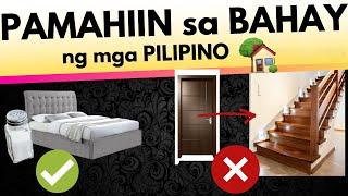  Mga PAMAHIIN sa BAHAY ng mga PILIPINO | Swerte at Malas sa BAHAY mga kaugalian, FENG SHUI