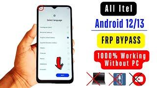 All Itel Android 12/13 FRP Bypass/Unlock - Without Pc 2024 - Itel Frp Unlock Remove Google Account